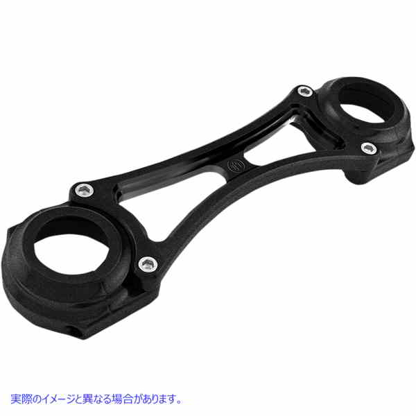 取寄せ ビレットアルミニウムフォークブレース - Black Ops? パフォーマンスマシーン (PM) Fork Brace - Black - 49 mm - '06-'17 FXD 0208-2124-SMB 04150030