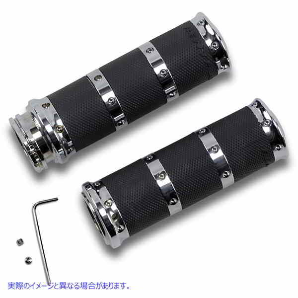 取寄せ 輪郭XLレンタルラップグリップ パフォーマンスマシーン (PM) Grips - XL - Cable - Chrome 0063-2010-CH 06300798