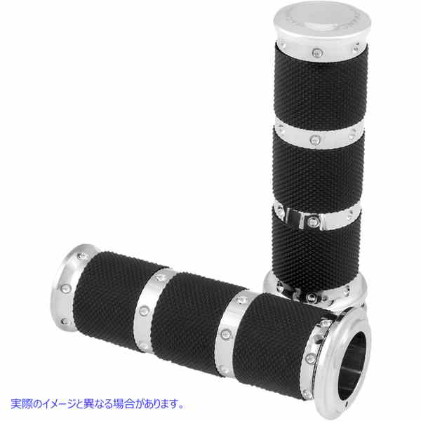 取寄せ 輪郭XLSレンタルラップグリップ パフォーマンスマシーン (PM) Grips - XLS - Cable - Chrome 0063-2086-CH 06301656