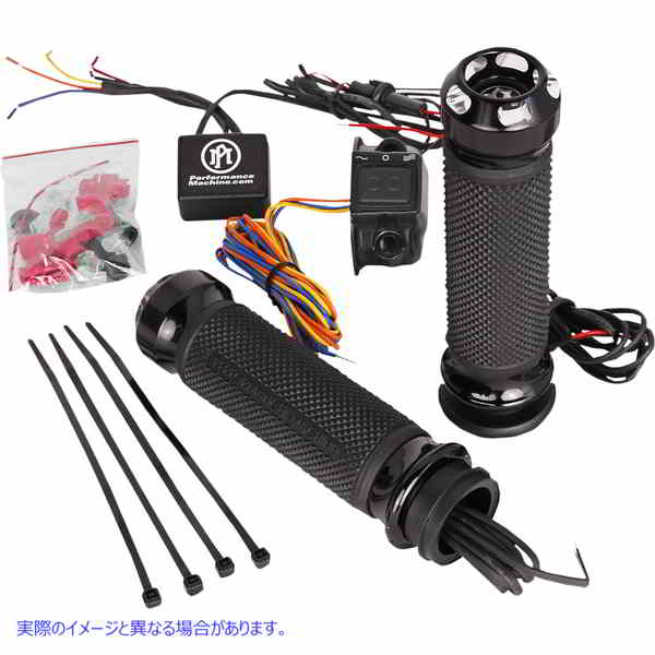 取寄せ 頂点加熱グリップ パフォーマンスマシーン (PM) Grips - Apex - Heated - TBW - Contrast Cut 0063-2093-BM 06310277