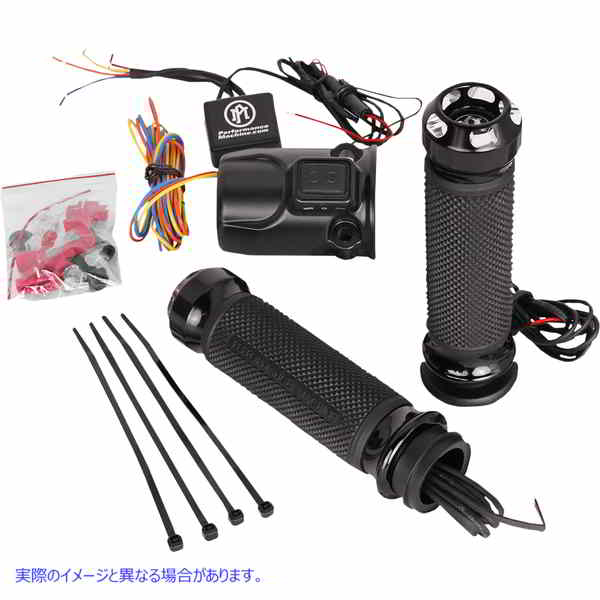取寄せ 頂点加熱グリップ パフォーマンスマシーン (PM) Grips - Apex - Heated - FLTRX - Contrast Cut 0063-2095-BM 06310279