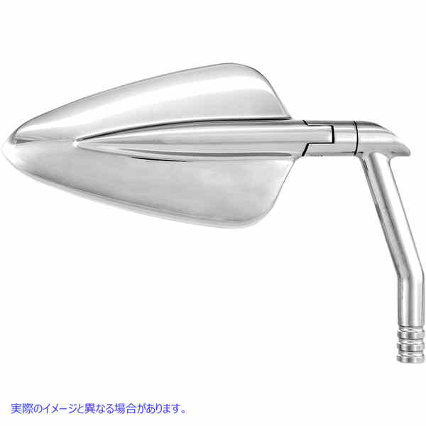 取寄せ ビジョンシリーズミラー パフォーマンスマシーン (PM) Vision Mirror - Arrow XL - Chrome 0064-2032-CH 06400732
