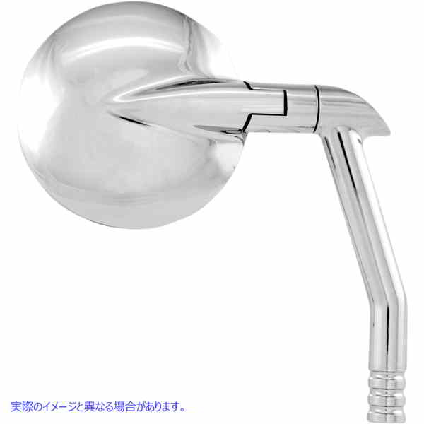 取寄せ ビジョンシリーズミラー パフォーマンスマシーン (PM) Vision Mirror - Round - Chrome 0064-2035-CH 06400734
