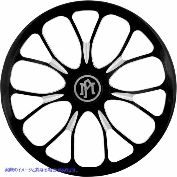 取寄せ スーパーガスユニバーサルフェースプレート パフォーマンスマシーン (PM) Heathen Air Cleaner Insert - Black 0206-2010HEA-BM 10140058