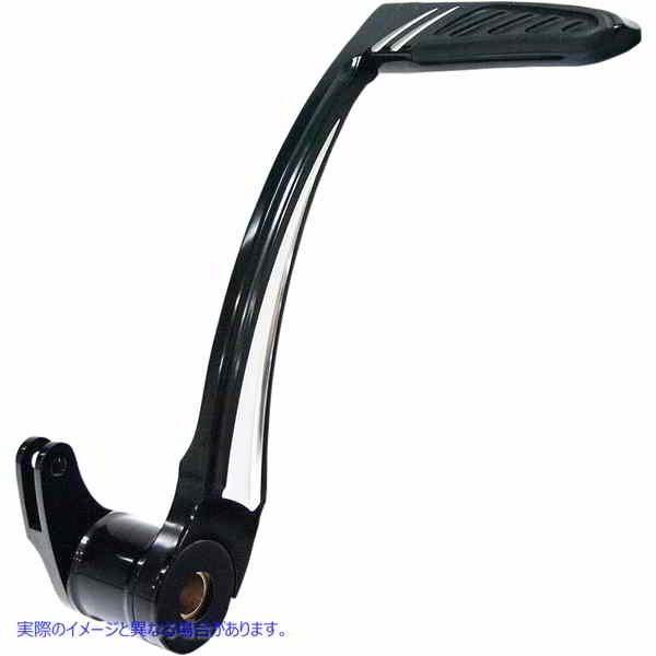 取寄せ 輪郭リアブレーキペダル パフォーマンスマシーン (PM) Rear Brake Lever - FL '14-'21 - Black/Chrome 0032-1082-BM 16100448