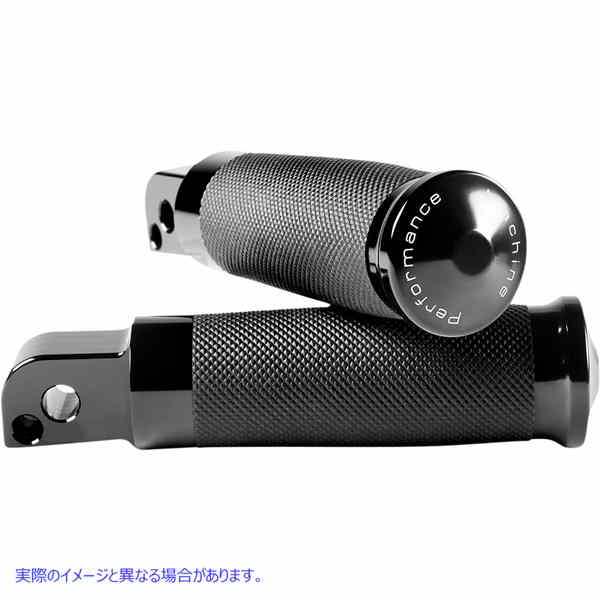 取寄せ 輪郭フットペグ パフォーマンスマシーン (PM) Contour Footpeg - M8 - Passenger - Black 0035-1237M-B 16202235