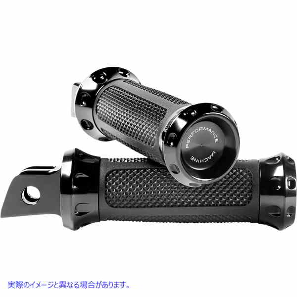 取寄せ オーバードライブフットペグ パフォーマンスマシーン (PM) Over Drive Footpeg - M8 - Black 0035-1243M-B 16202241