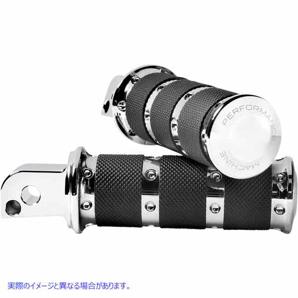 取寄せ XLSフットペグ パフォーマンスマシーン (PM) Footpegs - Chrome - XLS - M8 - Passenger 0035-1249M-CH 16202246