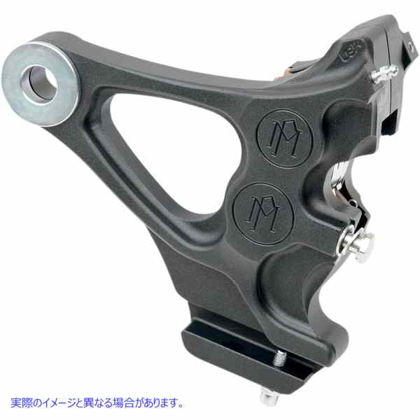 取寄せ 4ピストンディファレンシャルボアキャリパー パフォーマンスマシーン (PM) 4-Piston Caliper - Rear - Black Ops? - 84-99 Softail 1274-0076-SMB 17010457