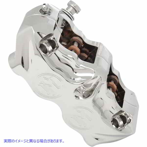 取寄せ ラジアルマウントフロントブレーキキャリパー パフォーマンスマシーン (PM) Radial Caliper - Left - Chrome 0052-2405-CH 17010502