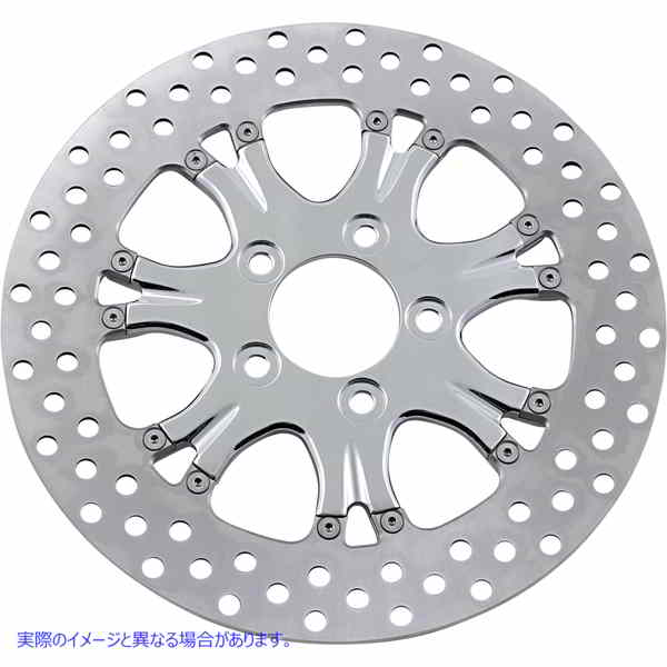 取寄せ ツーピースブレーキローター パフォーマンスマシーン (PM) Brake Rotor - 11.5 - Paramount - Chrome 0133-1523HEAS-CH 17101582