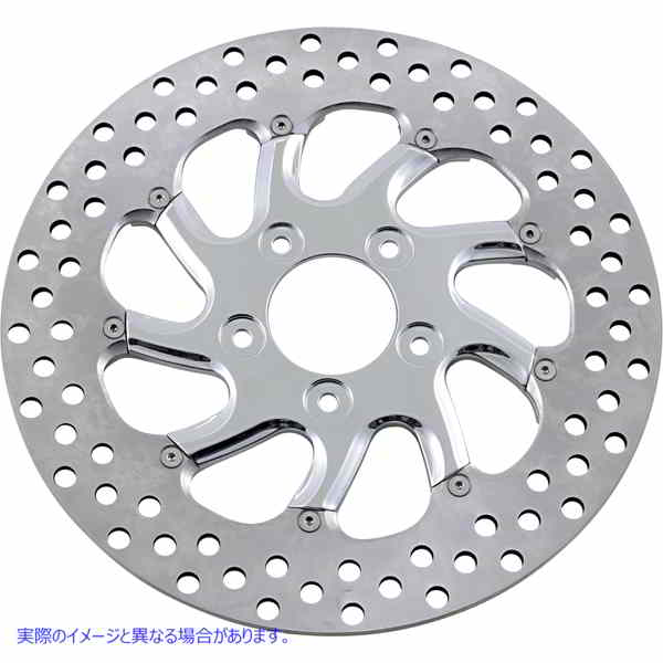 取寄せ ツーピースブレーキローター パフォーマンスマシーン (PM) Brake Rotor - 11.5 - Torque - Chrome 0133-1522TORLS-CH 17101602
