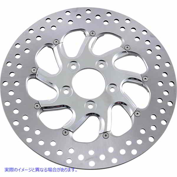 取寄せ ツーピースブレーキローター パフォーマンスマシーン (PM) Brake Rotor - 11.8 - Torque - Chrome 0133-1800TORLS-CH 17101607