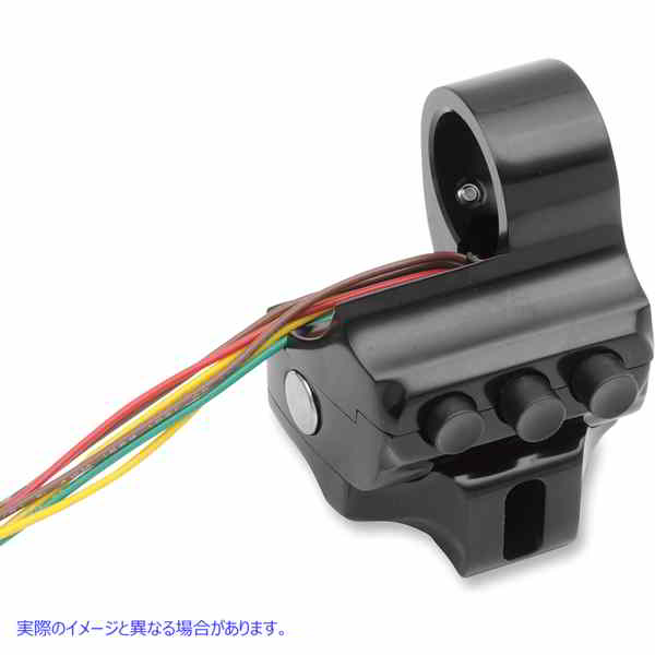 取寄せ コントロールスイッチハウジング - ブレーキスイッチハウジング パフォーマンスマシーン (PM) Switch Housing - Right Side - Brake - Four Button - Black 0062-2040-B 21060194