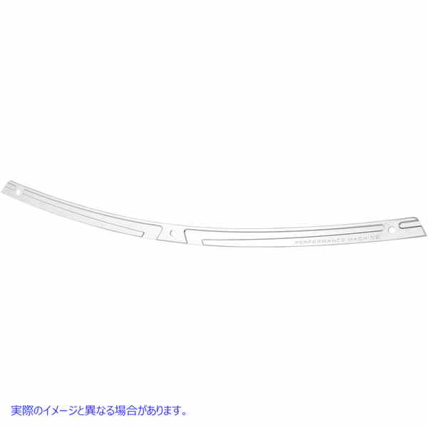 取寄せ フロントガラストリム - ホタテ パフォーマンスマシーン (PM) Windshield Trim - Scallop - Chrome - FL '14+ 0209-2016SCA-CH 23500254