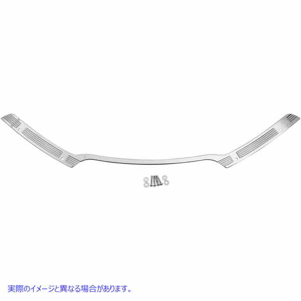 取寄せ フロントガラストリム - メルク パフォーマンスマシーン (PM) Windshield Trim - Merc - Chrome - FLTR '15+ 0209-2018MRC-CH 23500312