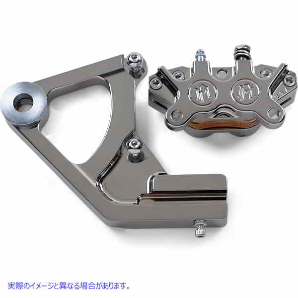 取寄せ キャリパーキット パフォーマンスマシーン (PM) Caliper - Rear - Chrome - 87-99 FXST/FLST 1274-0052-CH DS325124