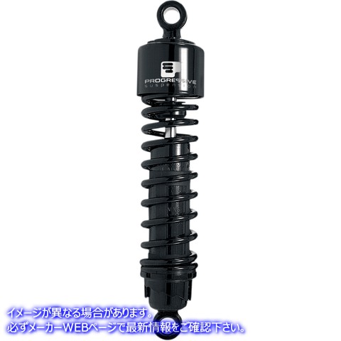 取寄せ 412シリーズショック - 黒 プログレッシブ サスペンション 412 Series Shock - 11 - Standard - Black 412-4062B 13100394