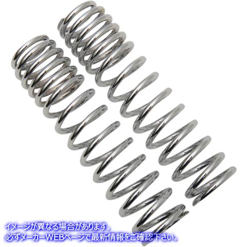 取寄せ 12シリーズショックスプリングス プログレッシブ サスペンション Shock Springs - 70-120 lb/in - Chrome 03-1394C DS222014