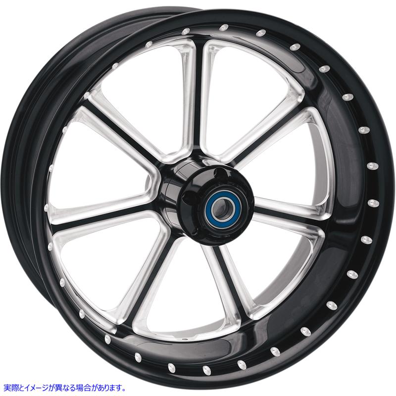 【並行輸入品】 RSD ローランドサンズデザイン ディーゼルホイール - デュアルディスク/ABS - フロント - コントラストカット - 21インチx3.50インチ - 08+ FLD 1204-7106R-DIEAJ-BM 02011