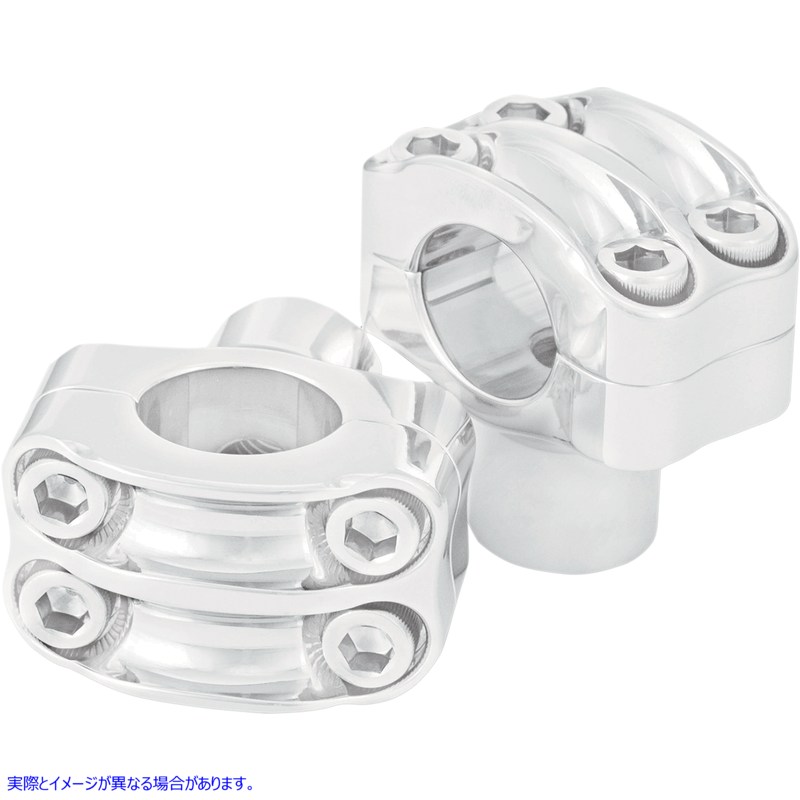 取寄せ ノスタルジアハンドルバーライザー RSD ローランドサンズデザイン Risers - Four-Bolt - 1-1/2 - Chrome 0208-2050-CH 06020541