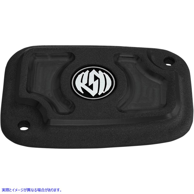 取寄せ カフェフロントブレーキマスターシリンダーカバー RSD ローランドサンズデザイン Master Cylinder Cover - FL - Black Ops 0208-2114-SMB 06101070