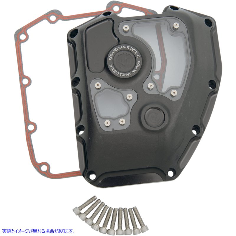 取寄せ 透明度カムカバー RSD ローランドサンズデザイン Cam Cover - Clarity - Black Ops - FLH 0177-2005-SMB 09401130