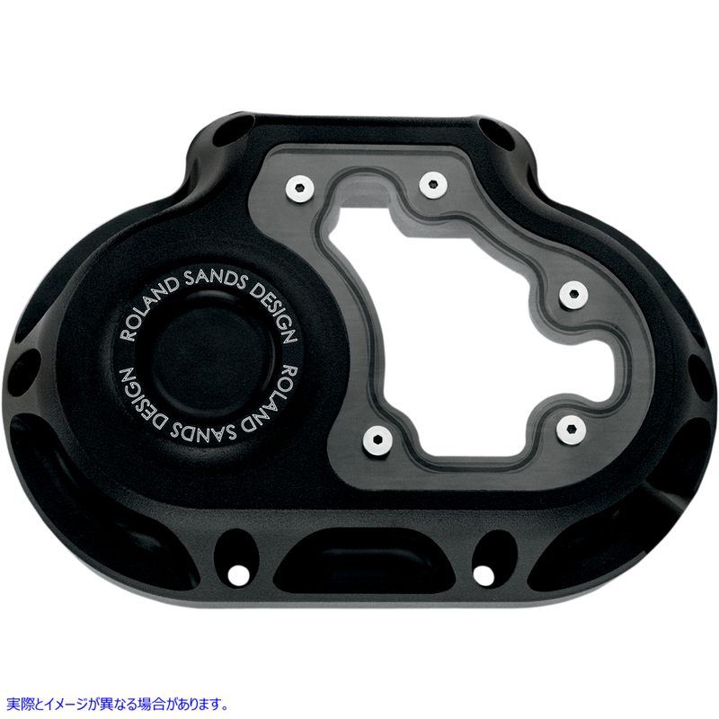 取寄せ 明確な送信サイドカバー RSD ローランドサンズデザイン 6-Speed Clarity Transmission Cover - Black Ops? 0177-2022-SMB 11050047