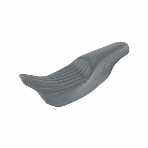 取寄せ ナックル2アップシート サドルマン Knuckle 2-Up Seat - Black - Ribbed - '08-'23 FLH/FLT 808-07B-047K 08010841