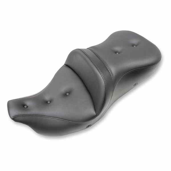 取寄せ 拡張された到達道路ソファシート サドルマン Extended Reach Roadsofa? Seat - Pillow Top - Heated - without Backrest - '08-'23 FL 808-07B-183HCT 08011046