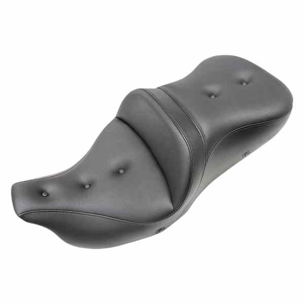 取寄せ Roadsofa?Trikeシート サドルマン Roadsofa? Seat - Heated - Pillow Top - without Backrest - Black - '09-'23 FLHTCUTG 808-07B-181THC 08011197