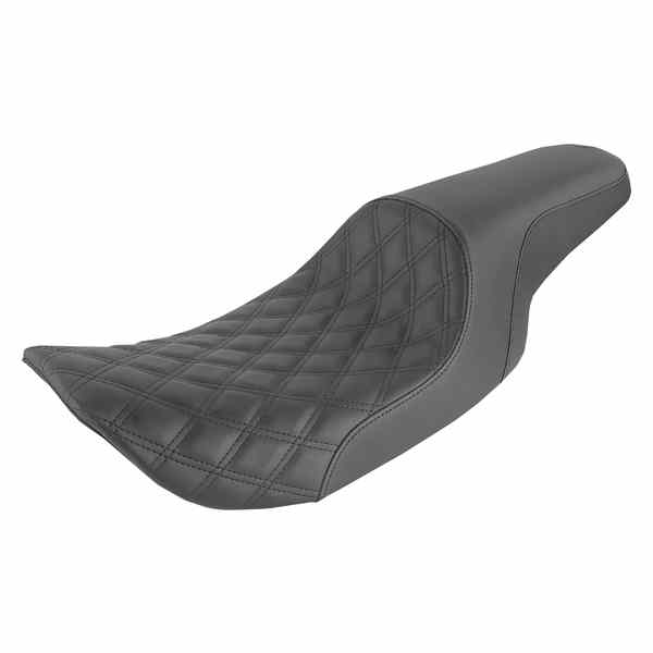 取寄せ Profiler?格子ステッチシート サドルマン Profiler Seat - Front Lattice/Rear Smooth - Black - FLHR/X 897-06-149 08011199