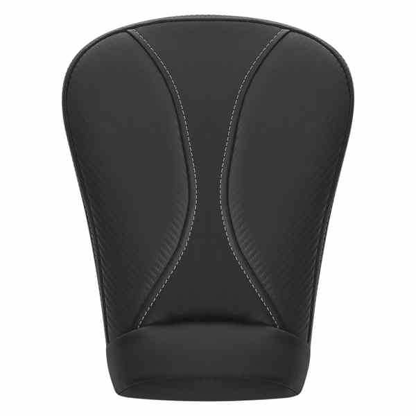 取寄せ ドミネーターピリオンパッド サドルマン Dominator Pillion Pad - Extended Reach - Black w/ Gray Stitching - FL '08-'23 808-07B-0162EXT 08011293