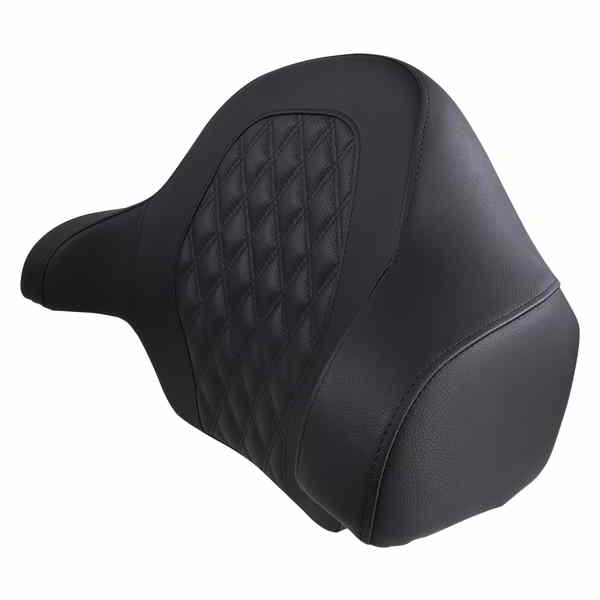 取寄せ TourPakRバックレストパッド サドルマン Tour-PakR Backrest Pad - RoadSofa - Lattice Stitched Seat - Black - FL '14-'23 814-07-15000 08011364