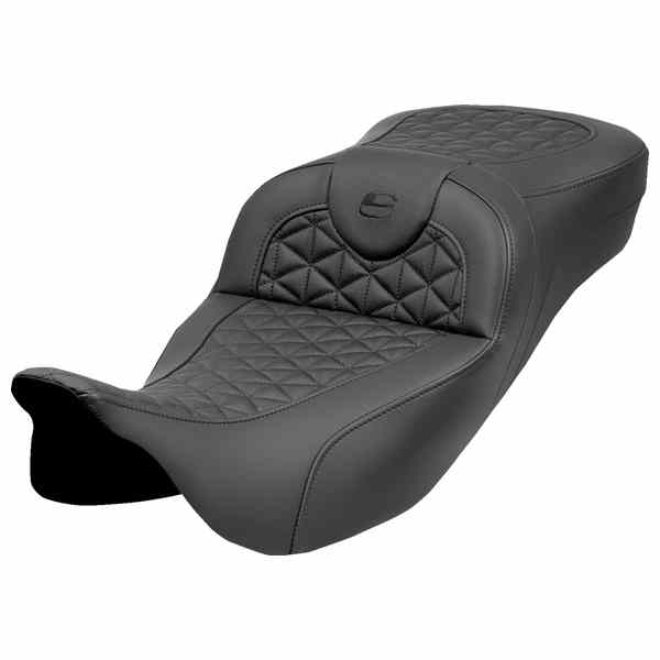 【並行輸入品】 サドルマン ロードソファ  トライグリッパーシート - エクステンデッドリーチ - バックレストなし - FLH/FLT 08-25 808-07B-21100 08012054