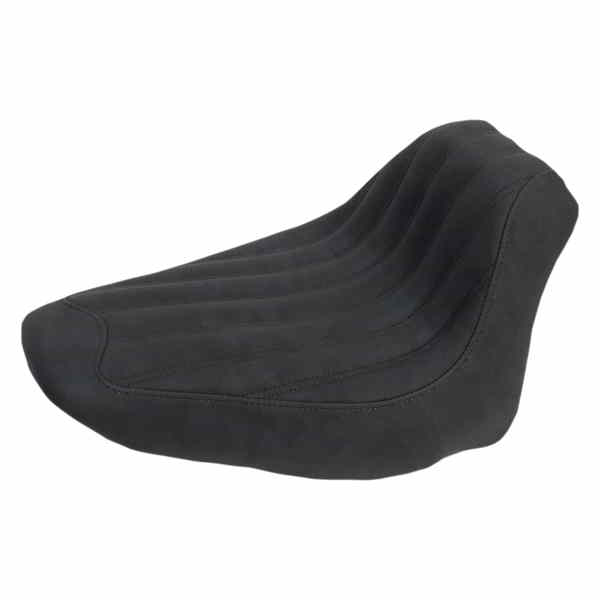 取寄せ ナックルソロシート サドルマン Knuckle Solo Seat - Ribbed - Black - FLSTC 806-15-0023 08020826