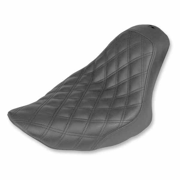 取寄せ 反逆格子ステッチソロシート サドルマン Renegade Solo Seat - Lattice Stitched - Black - FL/FX '06-'17 806-12-002LS 08020913