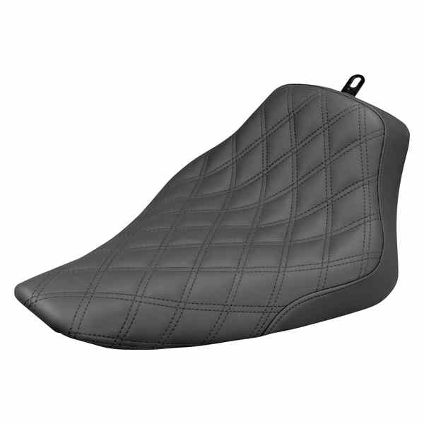 取寄せ 反逆格子ステッチソロシート サドルマン Renegade Solo Seat - Lattice Stitched - Black - FLS '12-'17 812-26-002LS 08020931