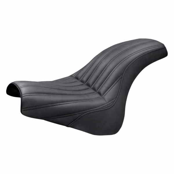 取寄せ ナックル2アップシート サドルマン Knuckle 2-Up Seat - Ribbed - Black 818-28-047K 08021006