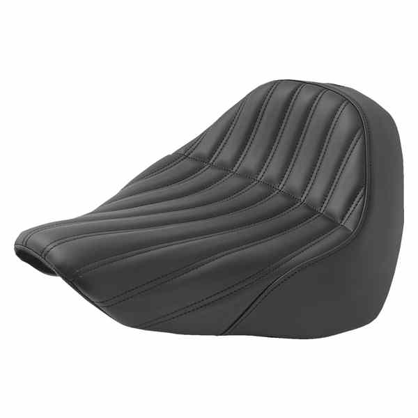 取寄せ ナックルソロシート サドルマン Knuckle Solo Seat - Ribbed - Black - FL/FX '18-'23 818-27-0023 08021021
