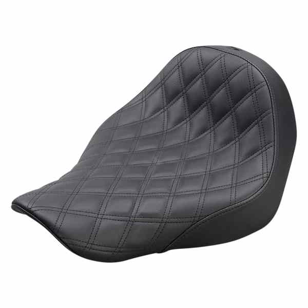 取寄せ 反逆格子ステッチソロシート サドルマン Renegade Solo Seat - Lattice Stitched - Black - FL/FX '18-'20 818-29-002LS 08021044