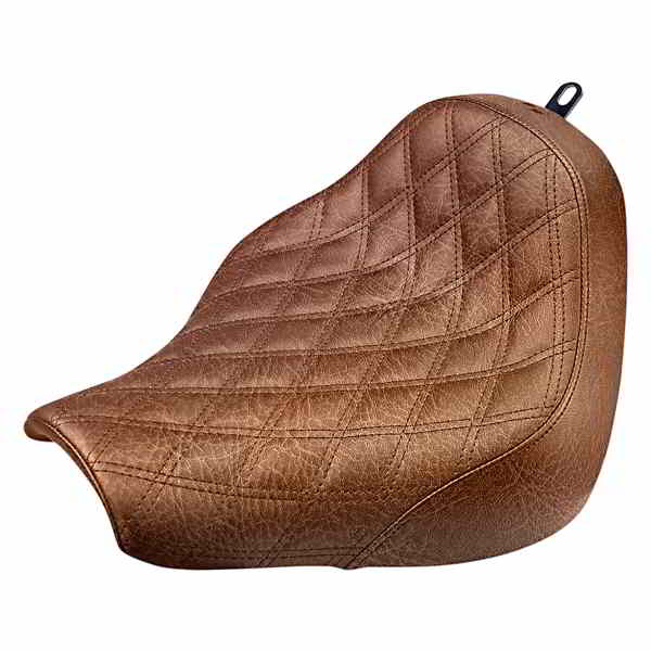 取寄せ 反逆格子ステッチソロシート サドルマン Renegade Solo Seat - Lattice Stitched - Brown - FXBR/S '18-'20 818-31-002BLS 08021177