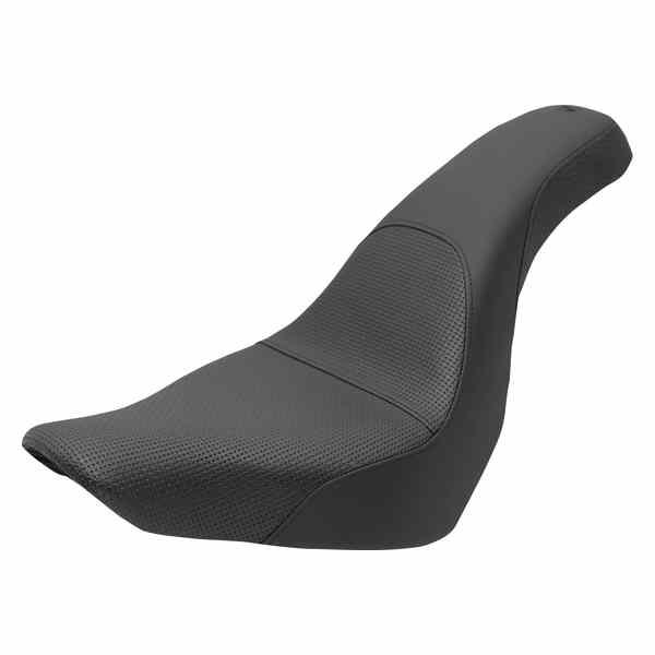 取寄せ Profiler?バスケット織りのシート サドルマン Profiler? Basket-weave Seat - Black - Softail 818-29-147 08021275