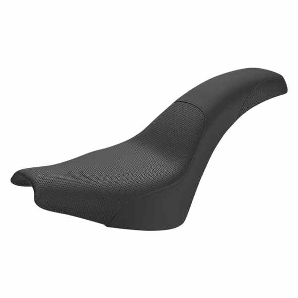 取寄せ Profiler?バスケット織りのシート サドルマン Profiler? Basket-weave Seat - Black - Softail 818-30-147 08021276