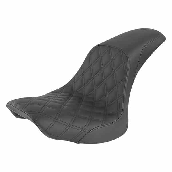 取寄せ Profiler?格子ステッチシート サドルマン Profiler Seat - Front Lattice/Rear Smooth - Black - FLSTC '06-'17 806-23-149 08021294
