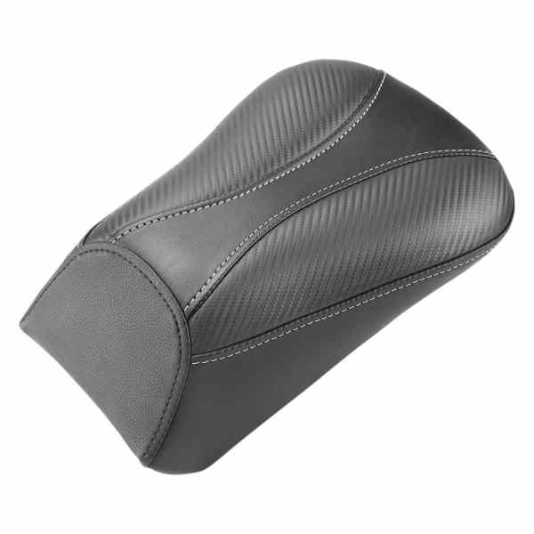 取寄せ ドミネーターピリオンパッド サドルマン Dominator Pillion Pad - Standard Reach - Black w/ Gray Stitching 800-01-0162 08021364