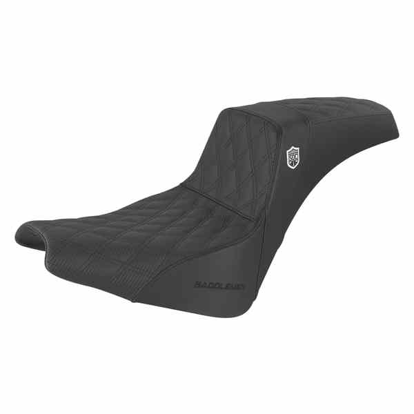 取寄せ プロシリーズSDCパフォーマンスグリップシート サドルマン Pro Series SDC Performance Seat - without Backrest - Lattice Stitch/Lumbar Gripper - FX '18-'23 SC81830DB 08021421