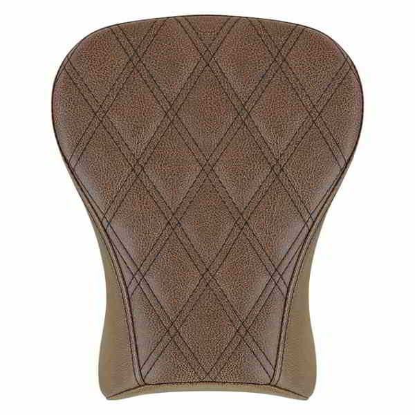 取寄せ 反逆格子ステッチピリオンパッド サドルマン Renegade Pillion Pad - Touring - Lattice Stitched - Brown - FLSB/FXLR '18-'23 818-29-012BLS 08021427
