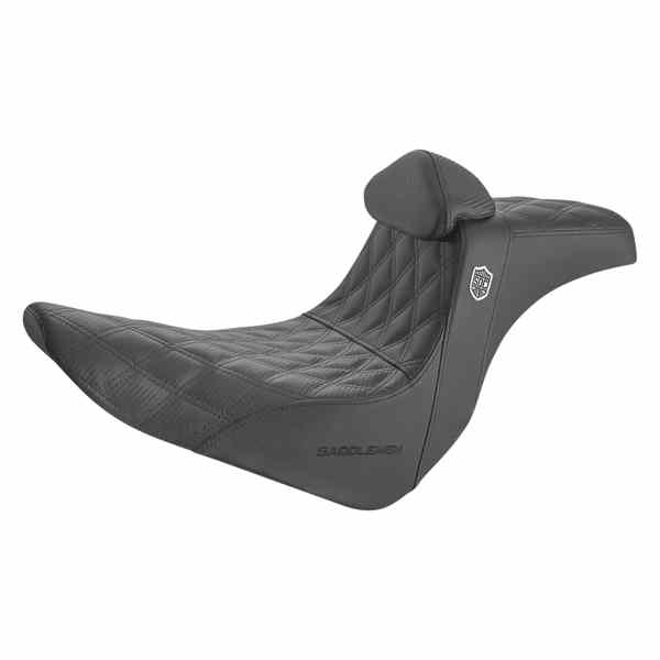 取寄せ プロシリーズSDCパフォーマンスグリップシート サドルマン Pro Series SDC Performance Seat - with Backrest - Lattice Stitch/Lumbar Gripper - FL/FX '18-'23 SC81829DBRT 08021435