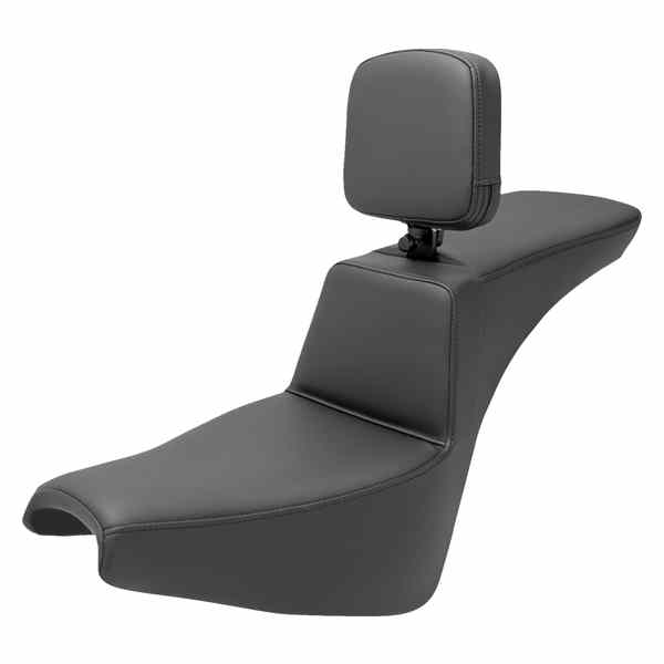 取寄せ ツアーステップアップシート サドルマン Tour Step-Up Seat - Rider Backrest - Plain - FXBB/FXST '18-'23 818-30-194BR 08021522